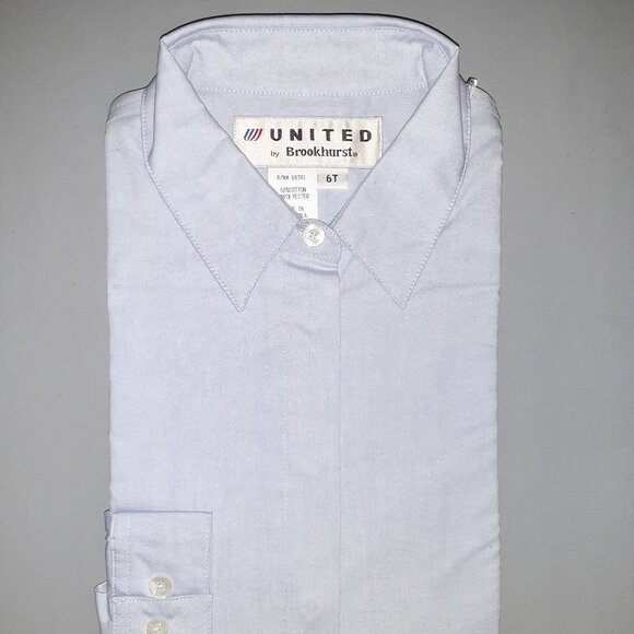 Mint Vintage UAL Shirt * 6 Tall -See Measurement * Stewardess * Flight Attendant - Picture 3 of 7